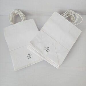 NEW BagDream Paper Gift Bags with Handles ~ 8x4.25x10.5 ~ White ~ 29 Count